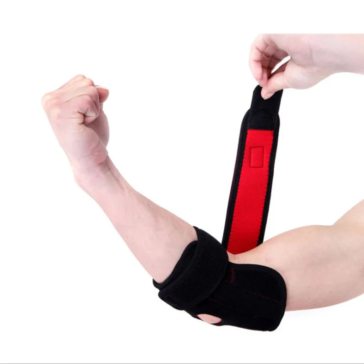 Single padded tennis elbow support bandage brace support