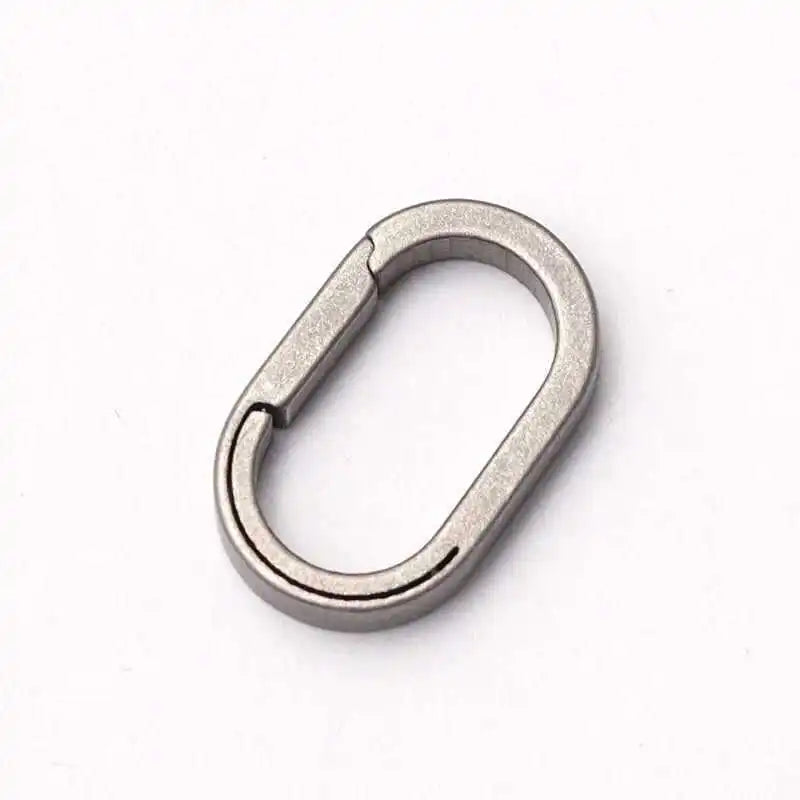 Titanium Alloy CNC Machine EDC Gear Key Ring Keychain