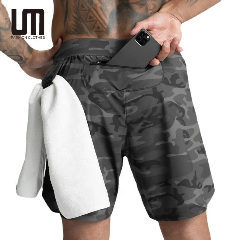 Customized Men's Gym Fitness Jogging Workout Running Shorts Polyester Casual Sportswear for Running