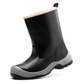 Men Women's Industrial Waterproof Microfiber Leather Upper Steel Toe All Seasons Working Boots Steel Midsole Electrical