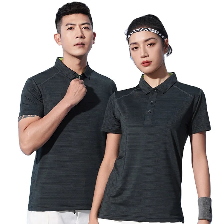 Quick-drying Lapel T-shirt Work POLO Shirt Custom Printed LOGO Short-sleeved Work Clothes Custom Advertising Shirt