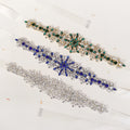 Elegant Bridal Belt Shiny Diamond Rhinestone Wedding Dress Waist Decoration Rhinestone Belts for Bridal Prom Gown