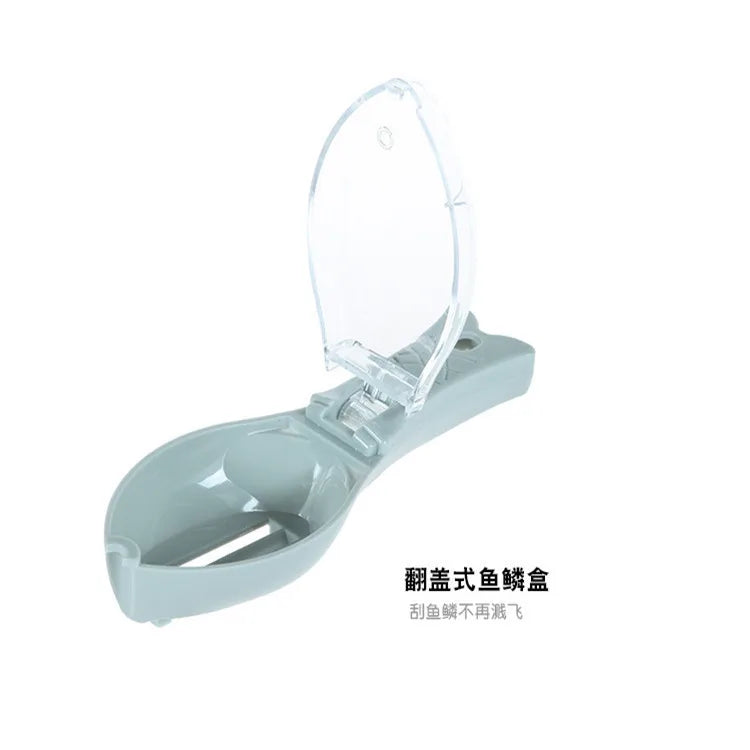 Quick Remove Fish Knife Cleaning Peeler Graters Scale Scraper Skin Scraping Brush Fishing  Remover With Box