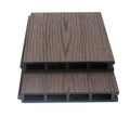 Outdoor Waterproof Square Brushed European WPC Fence Panel Board with Interlocking Design and Eco-Friendly Composite