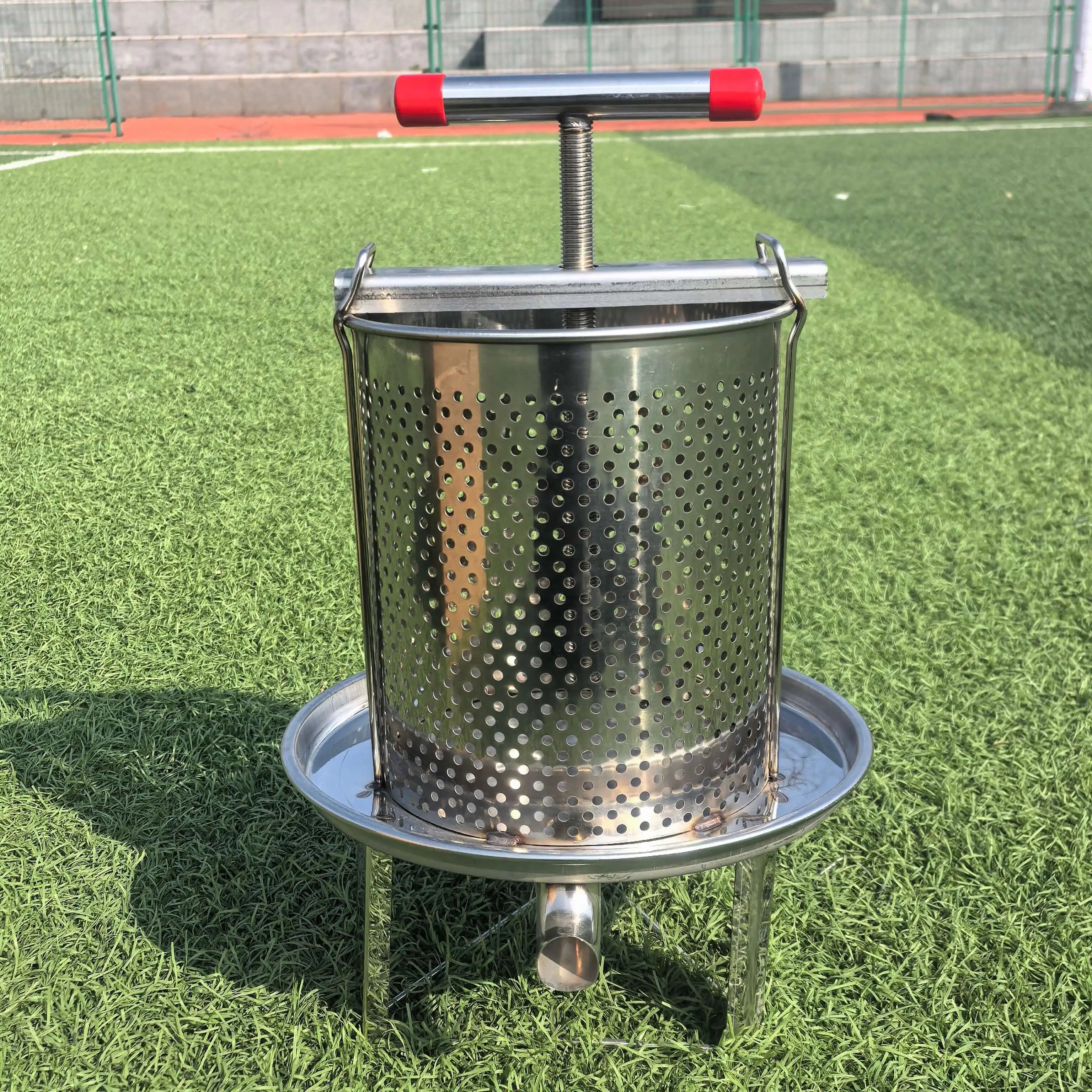 Professional Stainless Steel Honey Press Manual Wax Press Beekeeping Centrifuge Machine