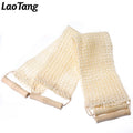 100% Natural Eco-friendly Sisal Fiber Bath Scrubber Belt Long Body Shower Back Exfoliating Scrubber Simple Style