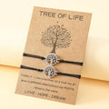 Tree of Life Card Bracelet European American Personality Alloy Family Tree of Life Bracelet for Friends Lovers Family