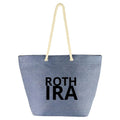 Kraft Paper Bag with Rope Handles Woven Paper Straw Large Storage Bag Promotion Gifts Custom Logo PPB015 Kraft Paper Bag