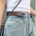 HelloWorld Oem Fashion Casual Style Women Adjustable Buckle- Free Belt No Buckle Colorful Stretch Belt Magic Unisex Belt Gurtel