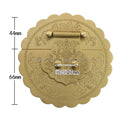 Stock Supply Box Accessories 110mm Diameter Large Round Brass Material Metal Box Locks