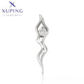 35276 XUPING JEWELRY Stainless Steel Jewelry Elegant Neutral Crystal Custom Fashion Jewelry Pendants Charms