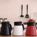 Q Steel Double Wall Vacuum Jug Insulated Vacuum Coffee Jug for Home and Office Red / White / Black Coffee Pot