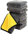 Factory Customized Microfiber Car Wash Towel for Dry Towels Micro Fiber Single Loop Grey Color Absorbent Custom Print Logo