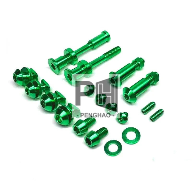 Bike Caliper Clip Brake Pad Bolts Folding Bicycle Brake Clamp Screw Titanium for Brompton Bolts Set