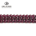 JD Wholesale AAAAA Natural Purple Garnet Beads 4MM Round Loose Beads for Jewelry Making Diy Bracelet Necklace Women Gifts 15''