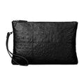 New Arrival Best Selling Top Grade Stylish Genuine Ostrich Leather Clutch Bag