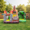 Factory Customized PVC Kids Playground Inflatable Bounce House Jumping Castle Slide Combo Obstacle Course Blower Toys Model Sea