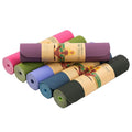 Yoga Mat Anti-skid Sports Fitness Mat 6MM Thick TPE Comfort Foam Yoga Matt for Exercise Yoga and Pilates Gymnastics Mat