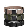 Outdoor Training Woven Men's Belt Casual Canvas Belt Multi-functional Nylon Cycling Waistband