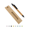 2025 Wheat Straw Ball Pen Eco-friendly Small Round Wheat Straw and Cork Ballpoint Pen for Sale