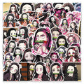 50PCS Japanese anime cute girl Nezuko Kamado Sticker