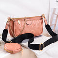 2025 New Trendy Triplets Messenger Korean Version Wild Small Women Shoulder Fashion Ladies Bags Sets 3 in 1