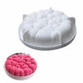 Heart Shaped Mousse Pastry Moulds Silicone Cake Molds Valentine's Day Rose Dessert Baking Tools Kitchen Bakeware