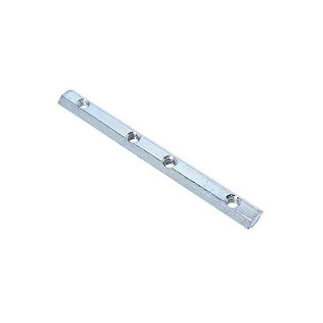 4xM5 Carbon Steel Linear Bracket Long Joint Sliding T Nut Bar Zinc Plating for 20 Series Aluminum Profile Slot 6 Nuts Product