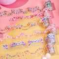 1Roll PET Tape Joyful Moments Series Holiday Landscaping Shell Light Handbook Material Decoration DIY