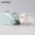 Wheat Straw Material Head Scrubber Dandruff Brush Head Massager Scalp Hair Massage Brush Shampoo Brush for Women