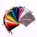 8x10cm Custom Jewelry Bag Jewelry Pouch with logo Dust Bags Soft Velvet Gift Packaging Drawstring Pouch Storage Bag
