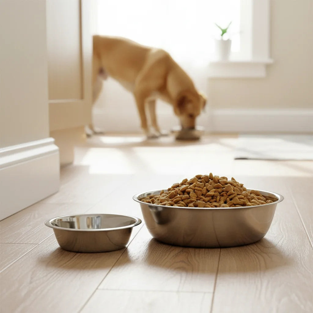 Wholesale Hot Sale Stainless Steel Dog Water Bowl Wholesale Cat Dog Food Bowl Dish Non-slip Silicone Bottom With Print logo