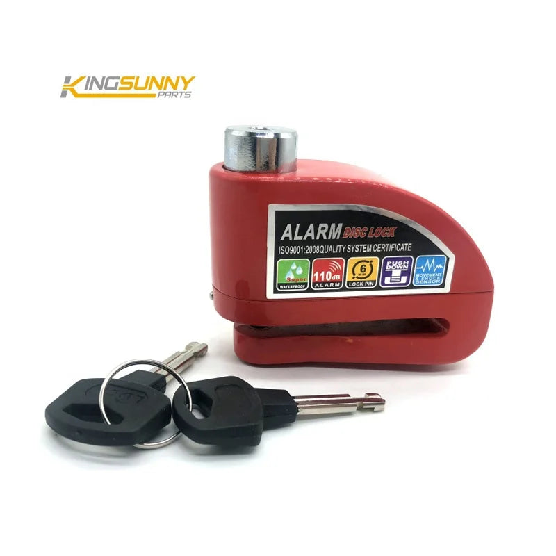 Scooter Parts FS8305 Bike Bicycle Alarm Lock Motorcycle Anti-theft Lock Disc Safety Brake Lock for Electric Scooter KUGOO XIAOMI MegaBDM