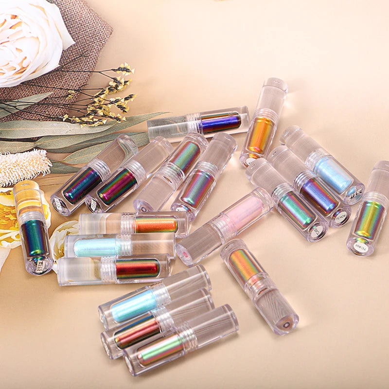 Wholesale Without Logo Single Color Metallic Chameleon Glow Liquid Glitter Eyeshadow  Vegan Chameleon Eye Shadow