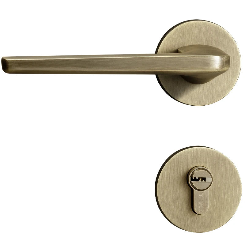 New Design Simple Style Lock Handle for Wooden Door American Style Door Lock Wholesale