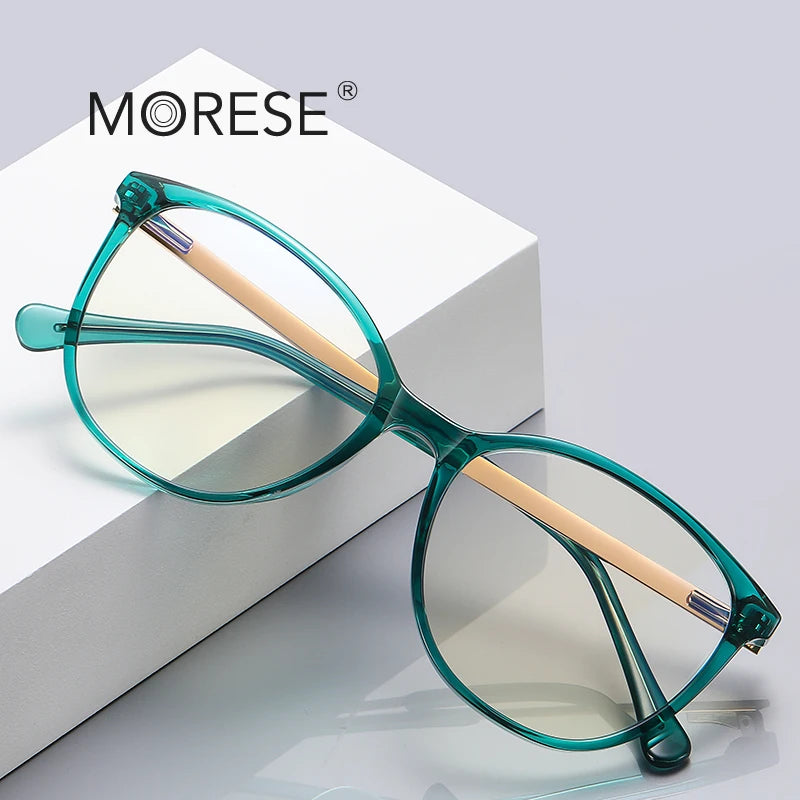 MORESE Model 2056 Computer Style Full Rim Blue Light Eyeglasses TR90 Optical Frame Designer Fashion OEM ODM Wholesale Frames