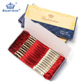 ROYAL 29 Colors 150D/2*6 Metallic Embroidery Thread Dyed Cross Stitch Crochet Sewing Hand Knitting 12 Pieces/Box