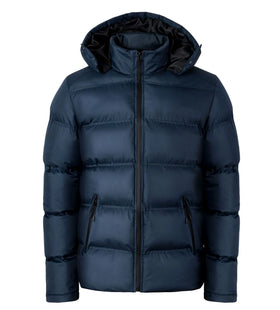 Winter Jacket Hooded Sweater Thickened Padded Jacket With Zipper Thickened Polyester Men Jackets