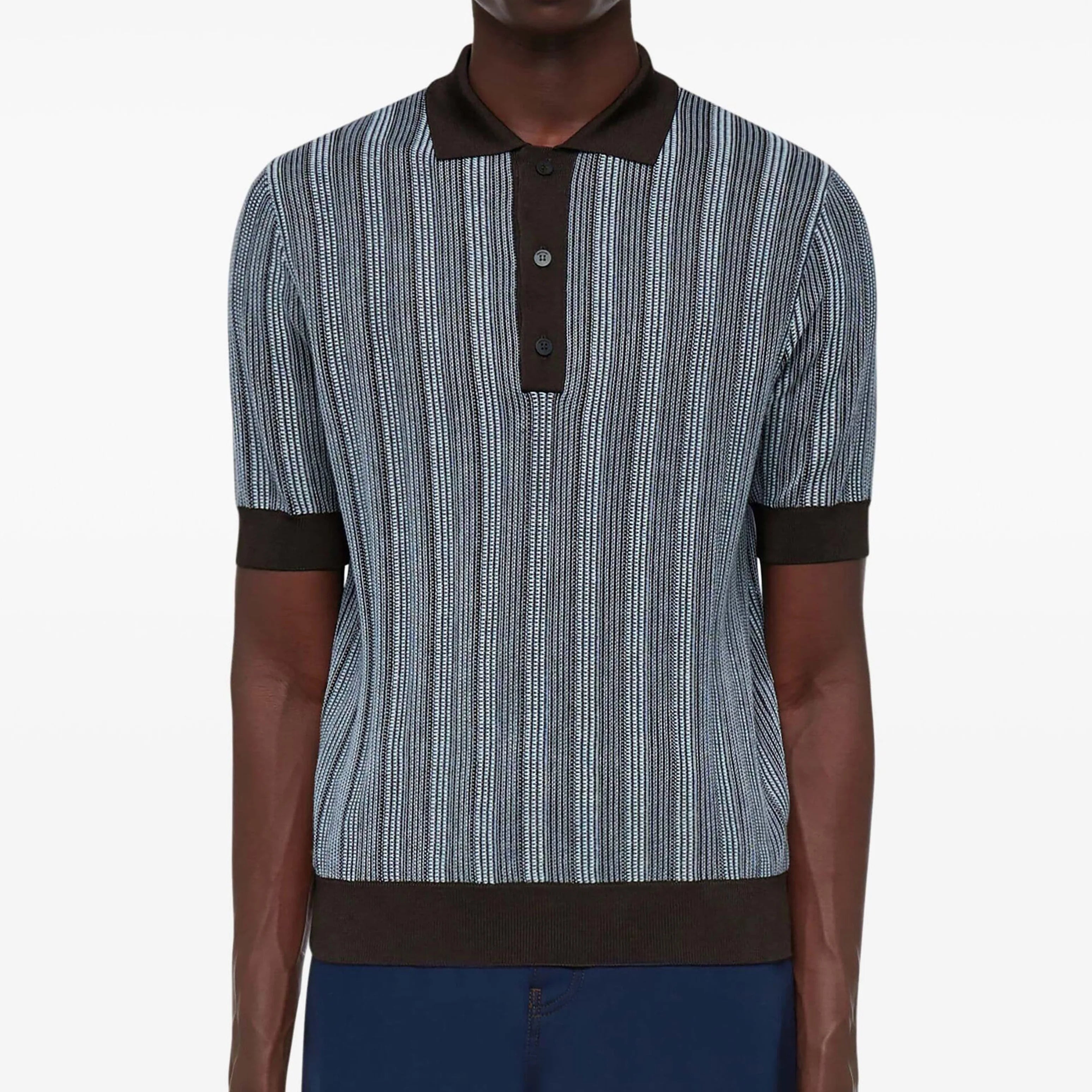 Summer Fashion Men's T Shirts Custom Made Men's Wool Knitwear Sweater T Shirt Business Polo Shirts