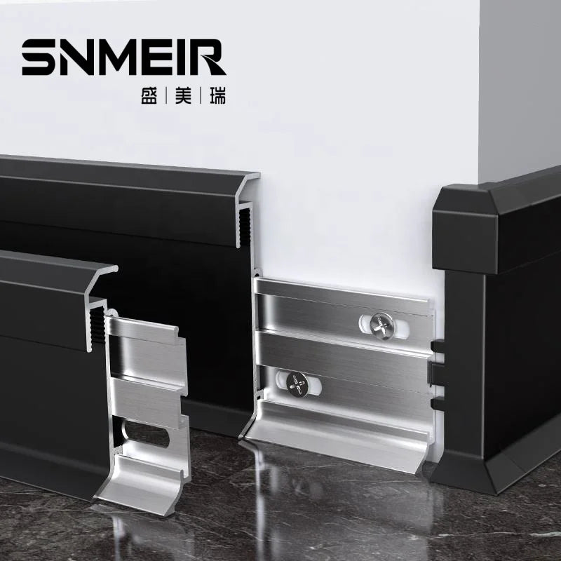 Customized Skirting Board with Led Light Metal Siding Trim Metal Siding Corner Trim