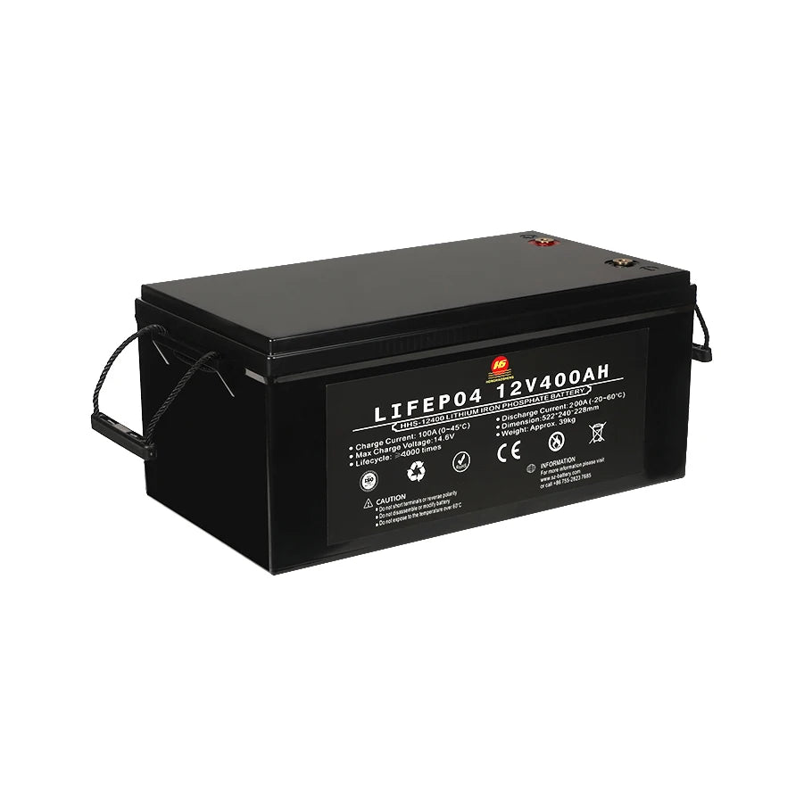 Large Capacity 12v 400ah Rv Lifepo4 Lithium Battery Pack 24v Lithium Iron Phosphate Battery 12v 400ah Solar Battery
