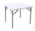 Wholesales Outdoor Square Folding Table HDPE Plastic Wedding Event Table