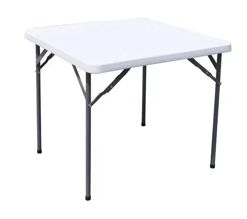 Wholesales Outdoor Square Folding Table HDPE Plastic Wedding Event Table