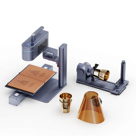 Official Brand Laser Machine Laserpecker LP4 Deluxe With Rotary Slide Layer Engraving Cutting for Wood Leather Glass Engraving