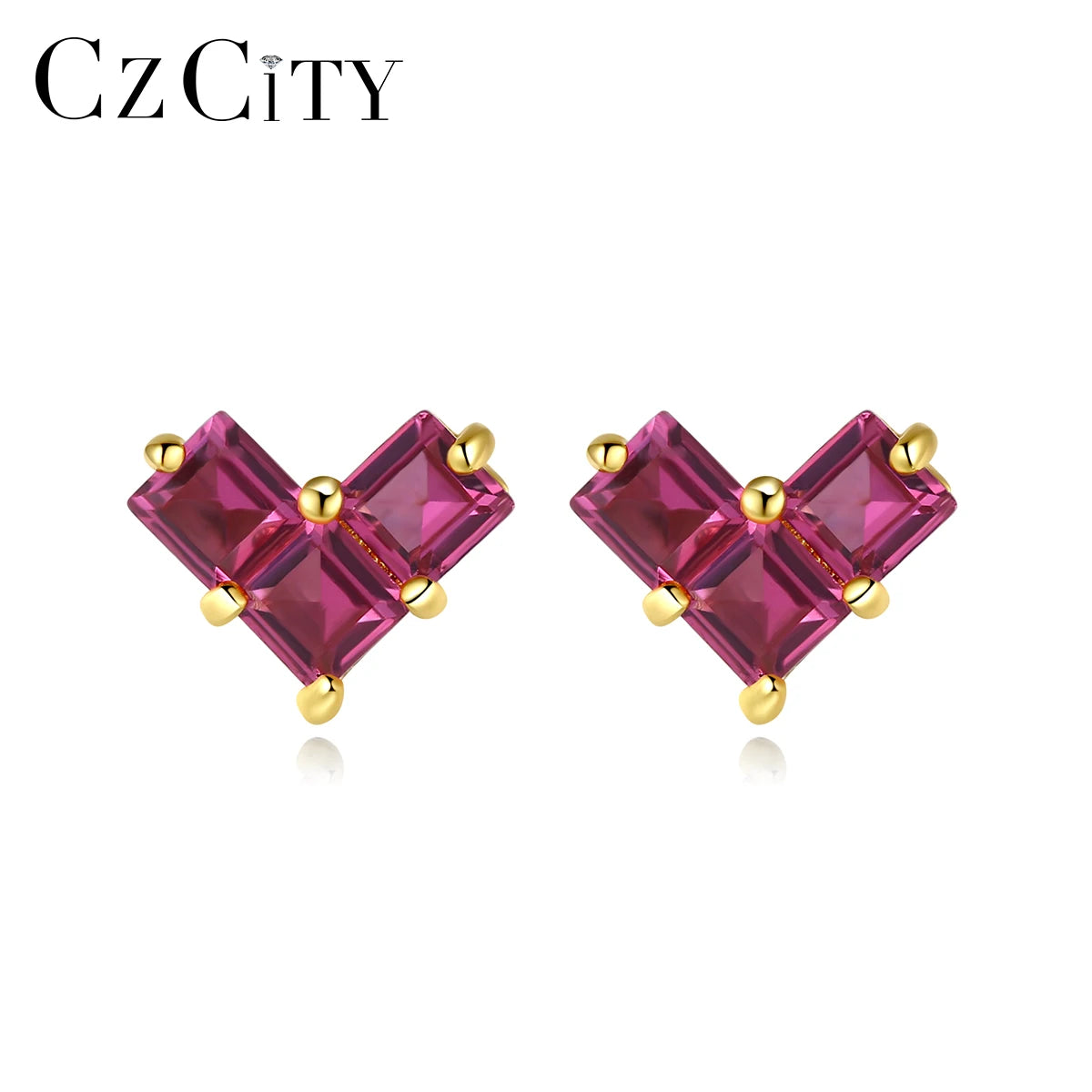 CZCITY Brand Hot Selling Earrings Gold Plated Earrings for Women Jewellery Wholesales