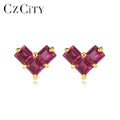 CZCITY Brand Hot Selling Earrings Gold Plated Earrings for Women Jewellery Wholesales