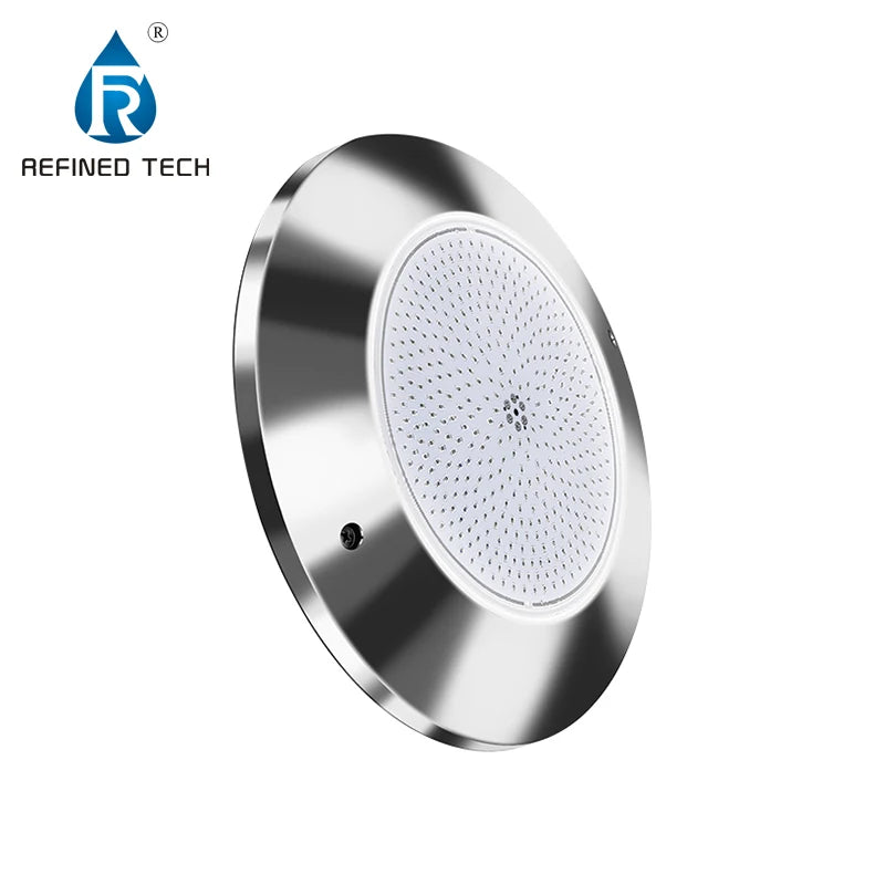 Refined RGBW Color Changing IP68 316L Stainless Steel LED Underwater Pool & Landscape Light with High CRI 90 WiFi App Control