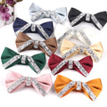 Diamond Bow Tie for Men Pre Tied Pink Unique Bow Ties Dress Manufacturers From China for Men