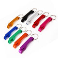 Wholesale Aluminum Alloy Metal Bottle Opener Keychain Factory's Promotional Keychains Carabiners Canned Food Oral Liquids Lids