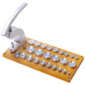 25Pcs Watchmaker Watch Back Cover Press Dies Watch Case Closer Repair Tools for Battery Replacement Watch Repair Capping